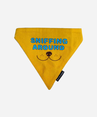 Mutt of Course Sniffing Around Bandana Small