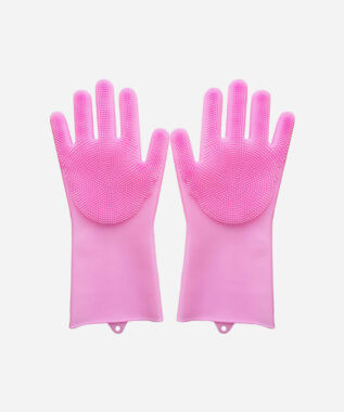 Silicone Glove Cleaning Sponge, Dishwashing Gloves